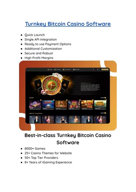  bitcoin casino turnkey